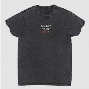 MadsMitch “how hard can it be? boys do it” Classic Embroidered Tee